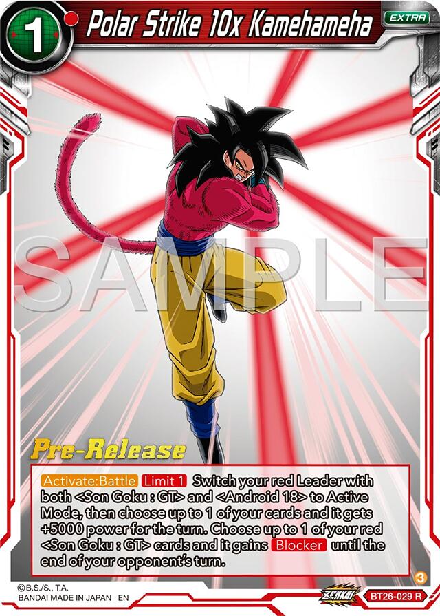 Polar Strike 10x Kamehameha (BT26-029) [Ultimate Advent Prerelease Promos] | Rock City Comics