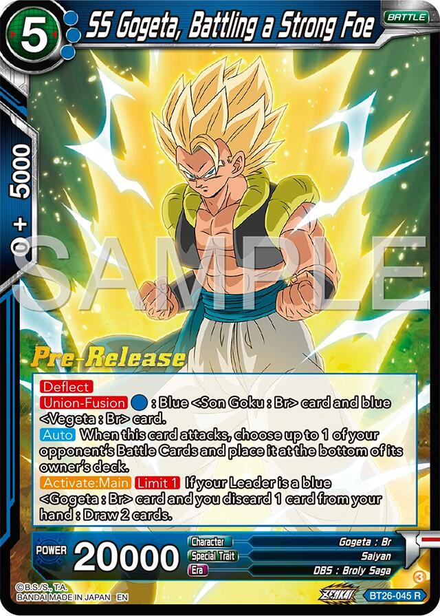 SS Gogeta, Battling a Strong Foe (BT26-045) [Ultimate Advent Prerelease Promos] | Rock City Comics