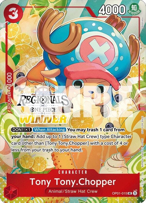 Tony Tony.Chopper (Online Regional 2024 Vol. 3) [Winner] [One Piece Promotion Cards] | Rock City Comics