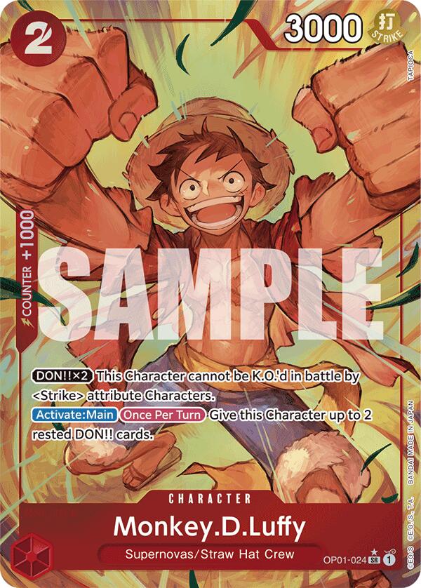 Monkey.D.Luffy (OP01-024) [Premium Booster -The Best-] | Rock City Comics