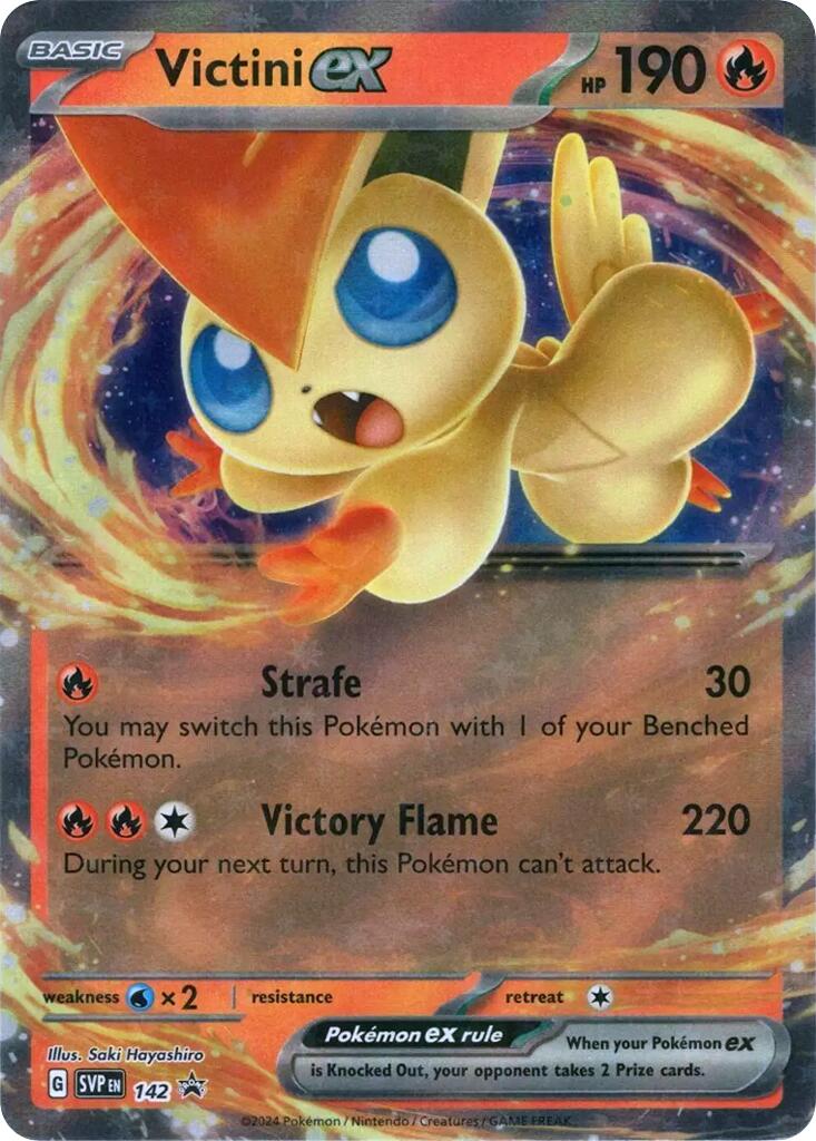 Victini ex (SVP142) [Scarlet & Violet: Black Star Promos] | Rock City Comics