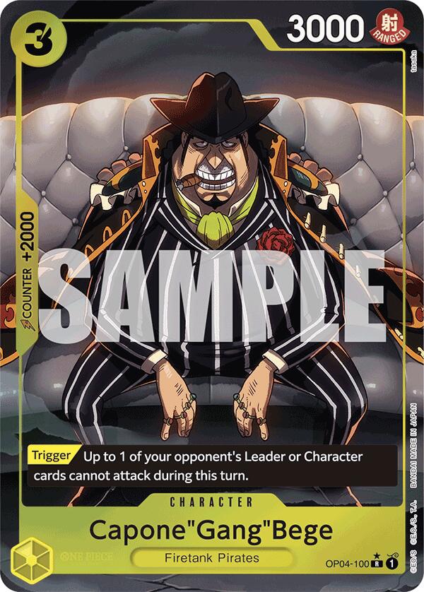 Capone"Gang"Bege (OP04-100) (Alternate Art) [Premium Booster -The Best-] | Rock City Comics