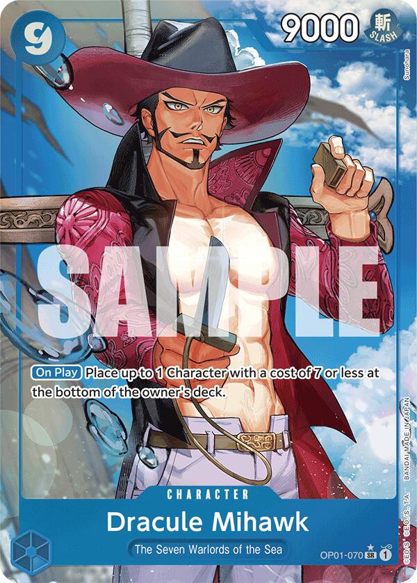 Dracule Mihawk (OP01-070) (Alternate Art) [Premium Booster -The Best-] | Rock City Comics