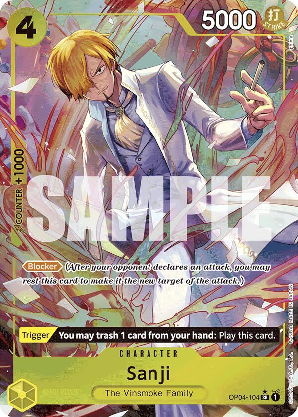 Sanji (OP04-104) (Alternate Art) [Premium Booster -The Best-] | Rock City Comics