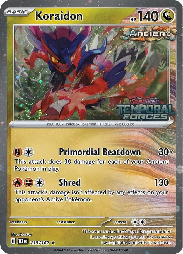 Koraidon (119/162) (European Promo) [Miscellaneous Cards] | Rock City Comics