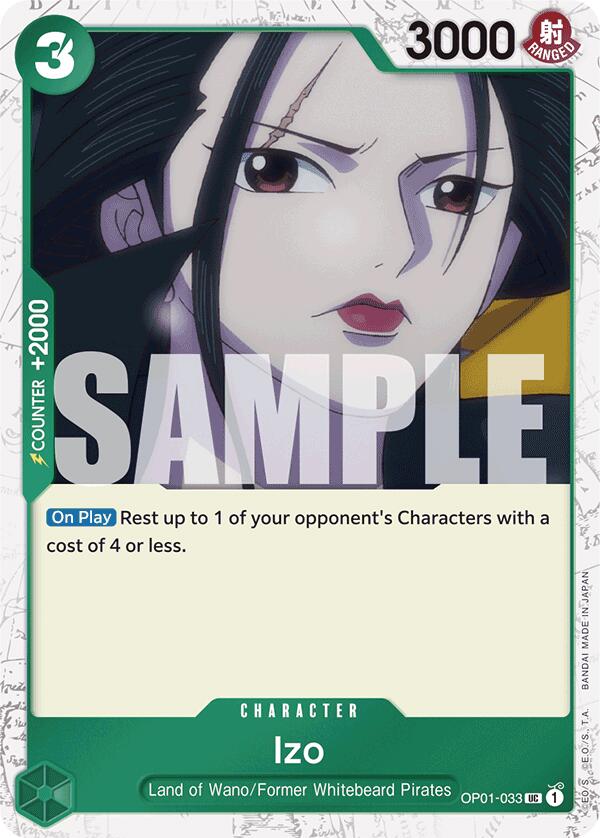 Izo (OP01-033) (Jolly Roger Foil) [Premium Booster -The Best-] | Rock City Comics