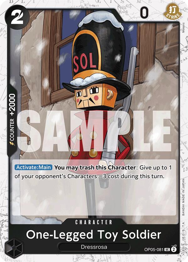 One-Legged Toy Soldier (Jolly Roger Foil) [Premium Booster -The Best-] | Rock City Comics