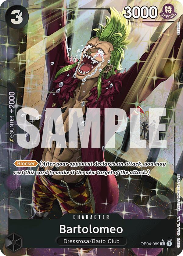 Bartolomeo (OP04-089) (Alternate Art) [Premium Booster -The Best-] | Rock City Comics