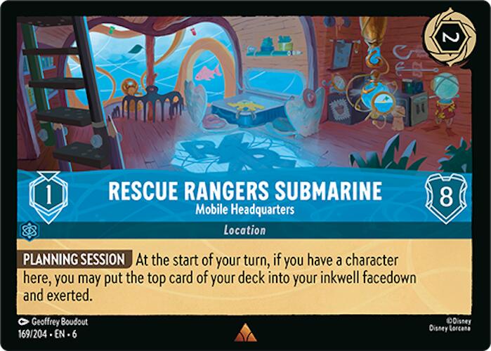 Rescue Rangers Submarine - Mobile Headquarters (169/204) [Azurite Sea] | Rock City Comics