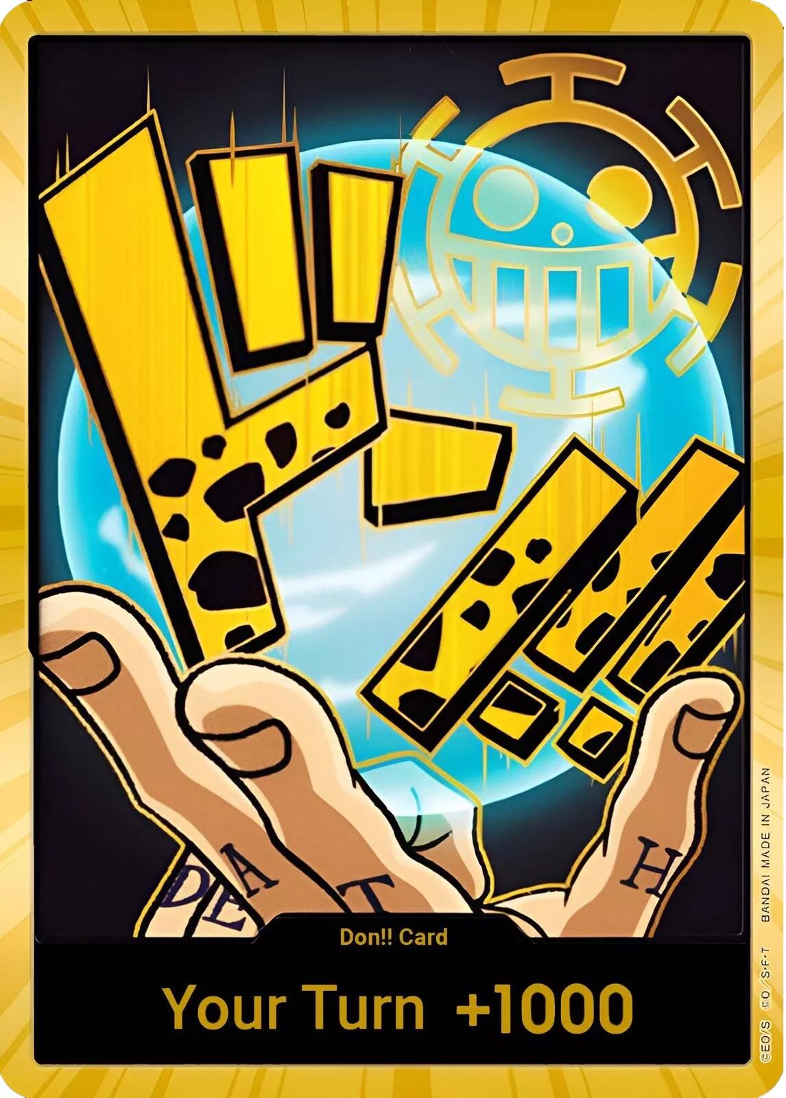 DON!! Card (Trafalgar Law) (Gold) [Premium Booster -The Best-] | Rock City Comics