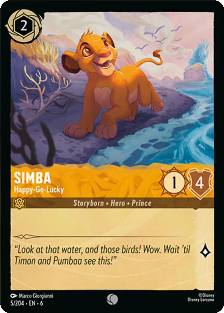 Simba - Happy-Go-Lucky (5/204) [Azurite Sea] | Rock City Comics