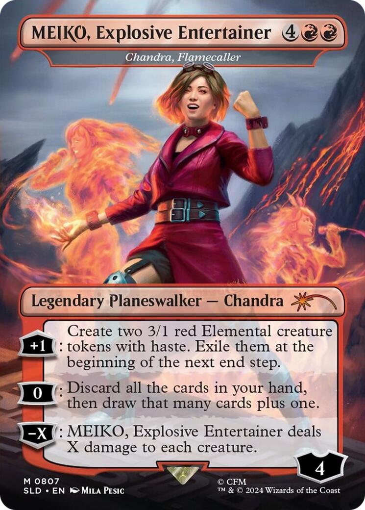 MEIKO, Explosive Entertainer - Chandra, Flamecaller [Secret Lair Drop Series] | Rock City Comics