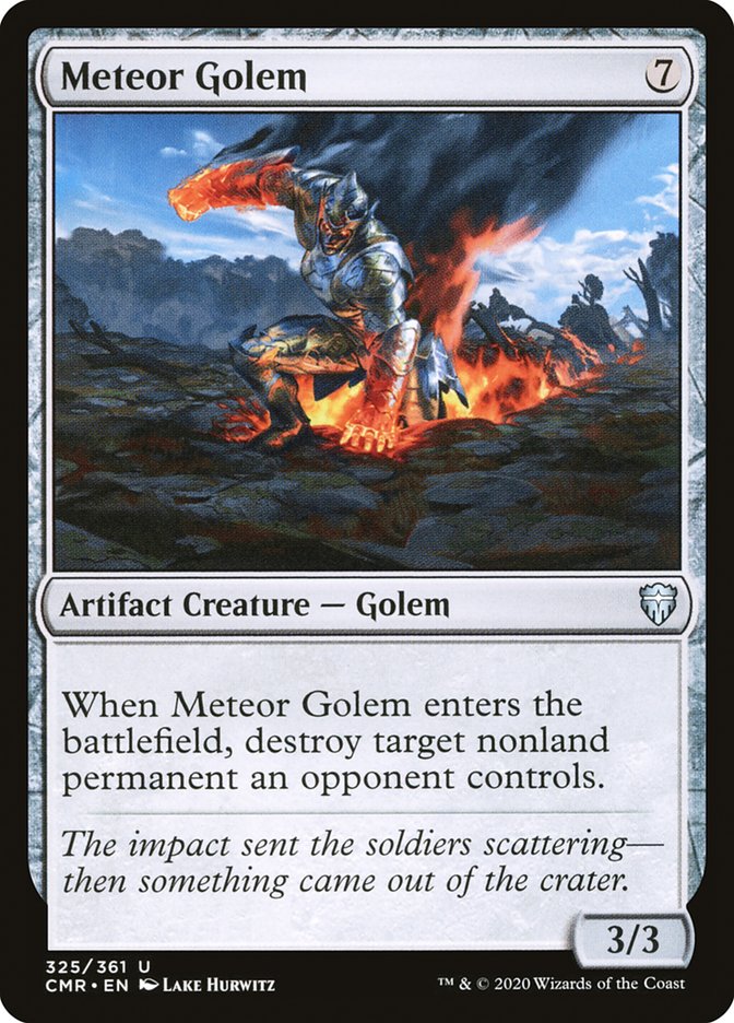 Meteor Golem (325) [Commander Legends] | Rock City Comics