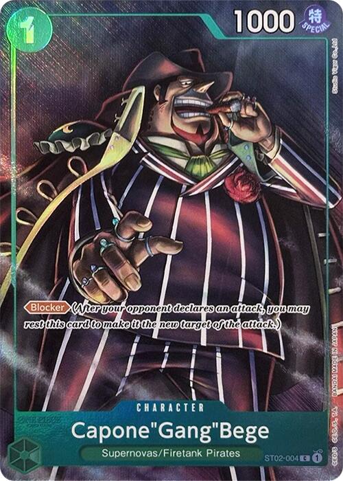 Capone"Gang"Bege (Premium Card Collection -Best Selection Vol. 2-) [One Piece Promotion Cards] | Rock City Comics