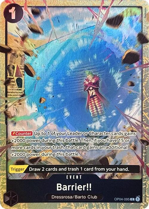 Barrier!! (Premium Card Collection -Best Selection Vol. 2-) [One Piece Promotion Cards] | Rock City Comics