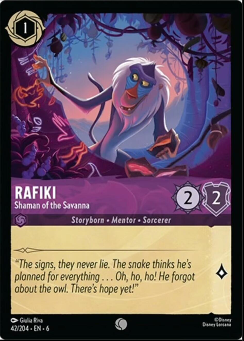 Rafiki - Shaman of the Savanna (42/204) [Azurite Sea] | Rock City Comics