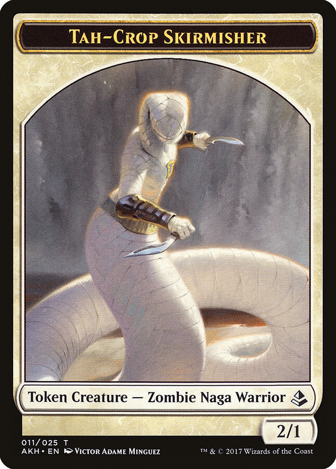 Tah-Crop Skirmisher // Cat Double-Sided Token [Amonkhet Tokens] | Rock City Comics