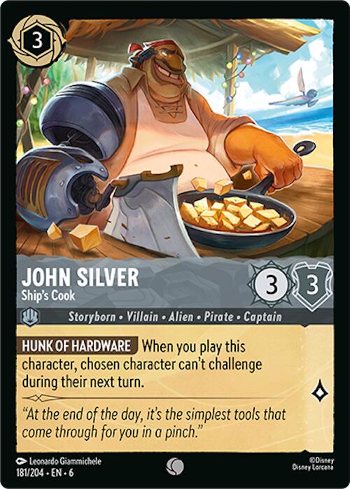 John Silver - Ship's Cook (181/204) [Azurite Sea] | Rock City Comics