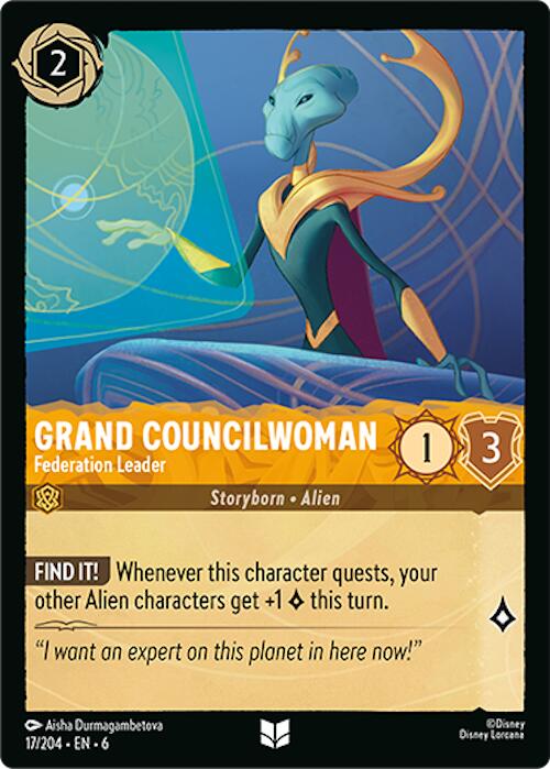 Grand Councilwoman - Federation Leader (17/204) [Azurite Sea] | Rock City Comics
