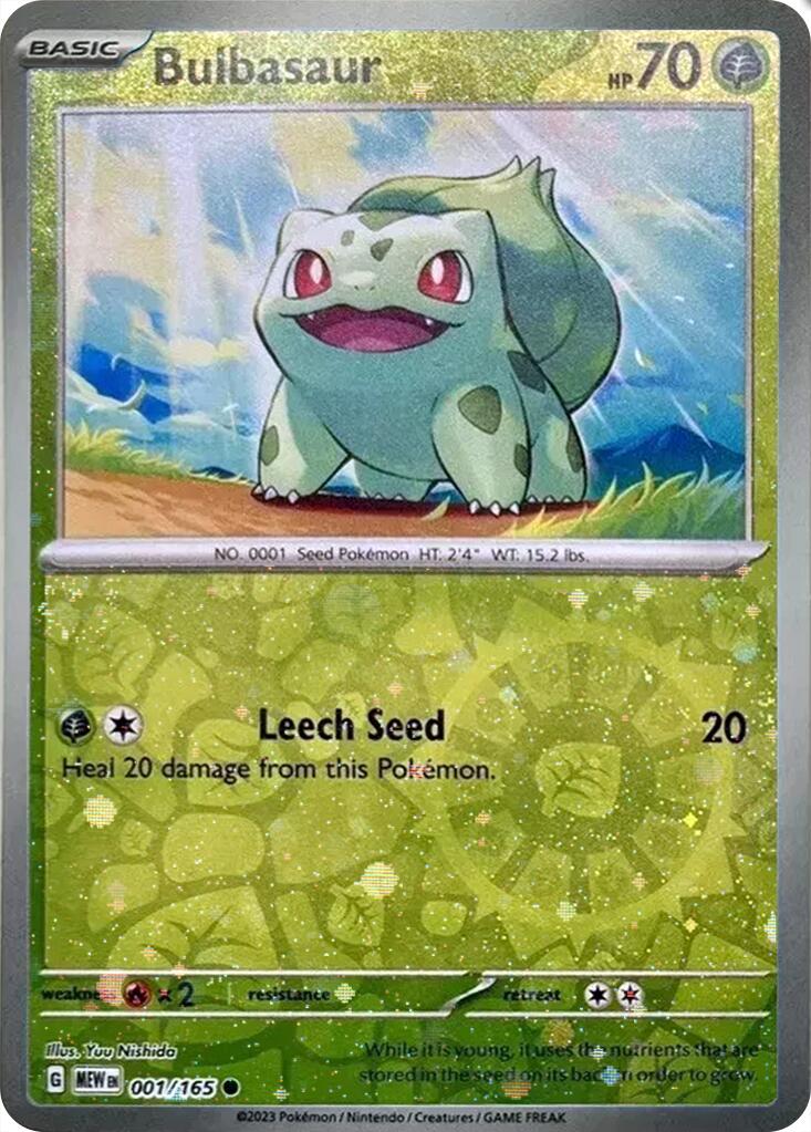 Bulbasaur (001/165) (Cosmos Holo) (Costco Exclusive) [Miscellaneous Cards] | Rock City Comics