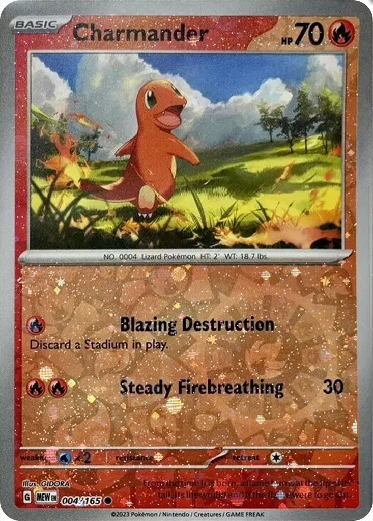 Charmander (004/165) (Cosmos Holo) (Costco Exclusive) [Miscellaneous Cards] | Rock City Comics