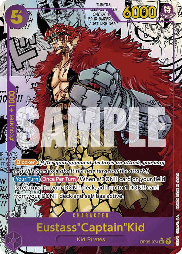 Eustass"Captain"Kid (OP05-074) (Manga) [Premium Booster -The Best-] | Rock City Comics