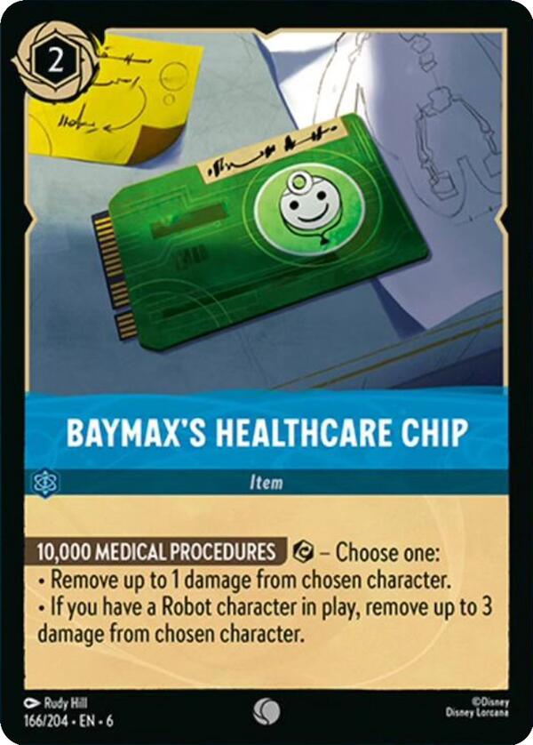 Baymax's Healthcare Chip (166/204) [Azurite Sea] | Rock City Comics