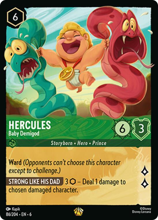 Hercules - Baby Demigod (86/204) [Azurite Sea] | Rock City Comics
