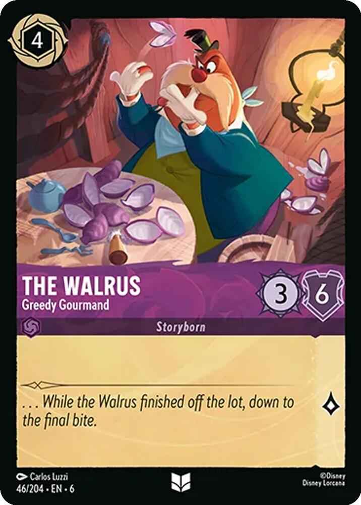 The Walrus - Greedy Gourmand (46/204) [Azurite Sea] | Rock City Comics