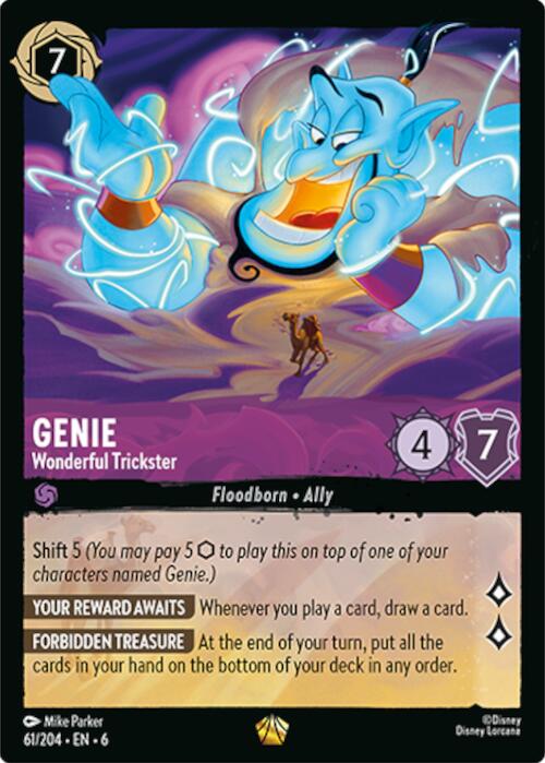 Genie - Wonderful Trickster (61/204) [Azurite Sea] | Rock City Comics