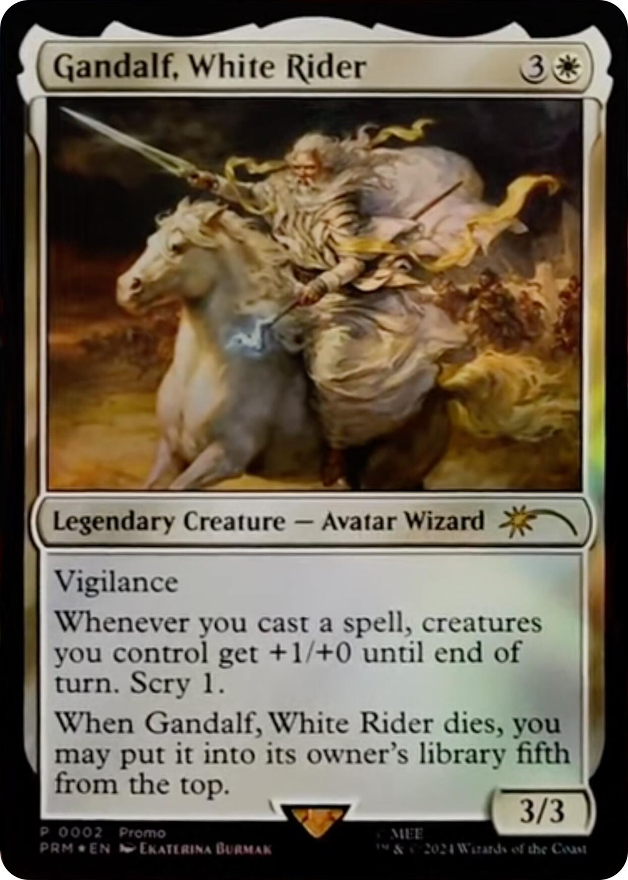 Gandalf, White Rider [Resale Promos] | Rock City Comics