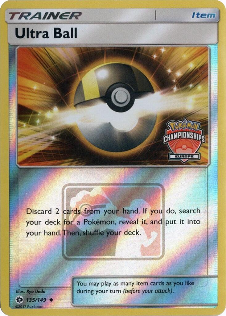 Ultra Ball (135/149) (Europe Championships) [League & Championship Cards] | Rock City Comics