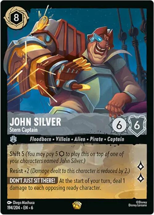 John Silver - Stern Captain (194/204) [Azurite Sea] | Rock City Comics