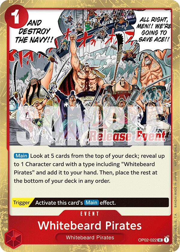 Whitebeard Pirates (ST15 - ST20 Release Event Winner Pack) [One Piece Promotion Cards] | Rock City Comics