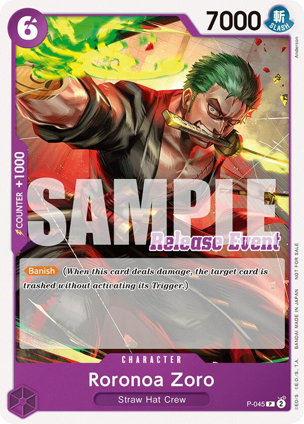 Roronoa Zoro (ST15 - ST20 Release Event Pack) [One Piece Promotion Cards] | Rock City Comics