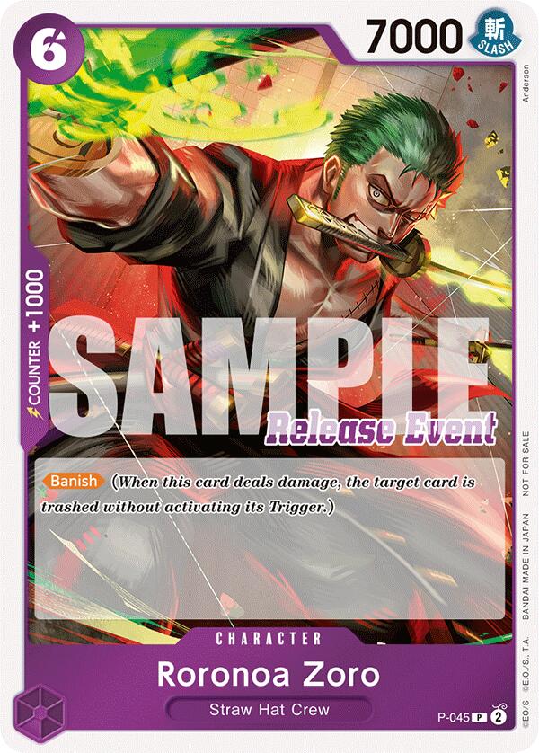 Roronoa Zoro (ST15 - ST20 Release Event Winner Pack) [One Piece Promotion Cards] | Rock City Comics