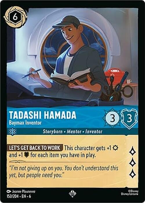 Tadashi Hamada - Baymax Inventor (153/204) [Azurite Sea] | Rock City Comics