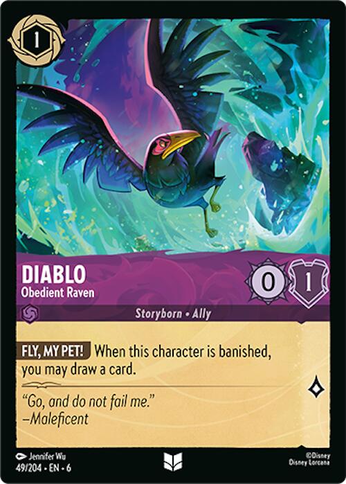 Diablo - Obedient Raven (49/204) [Azurite Sea] | Rock City Comics
