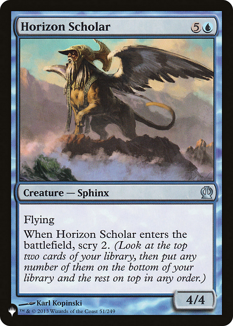 Horizon Scholar [The List Reprints] | Rock City Comics