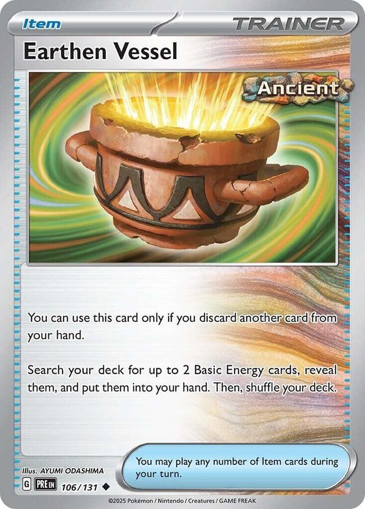 Earthen Vessel (106/131) [Scarlet & Violet: Prismatic Evolutions] | Rock City Comics