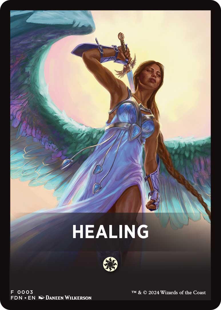 Healing Theme Card [Foundations Tokens] | Rock City Comics