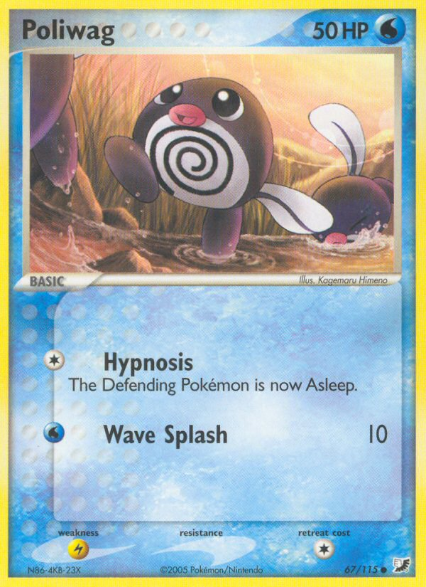 Poliwag (67/115) [EX: Unseen Forces] | Rock City Comics