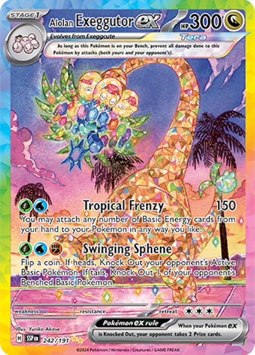 Alolan Exeggutor ex (242/191) [Scarlet & Violet: Surging Sparks] | Rock City Comics