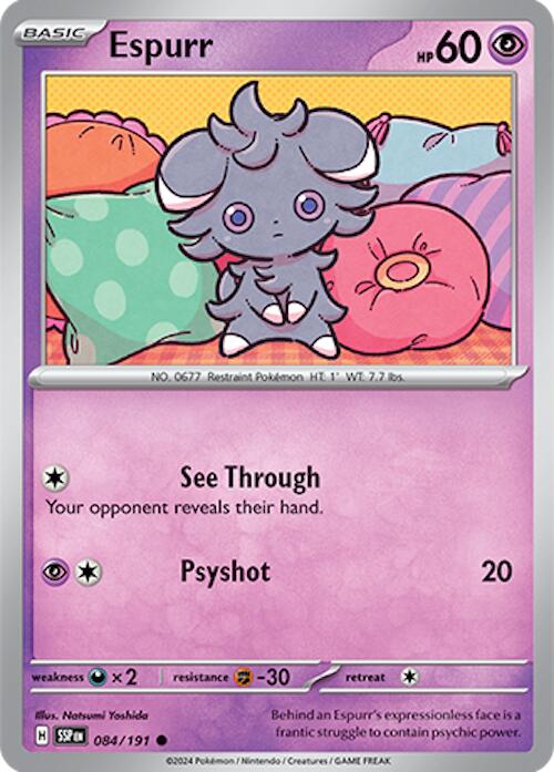 Espurr (084/191) [Scarlet & Violet: Surging Sparks] | Rock City Comics