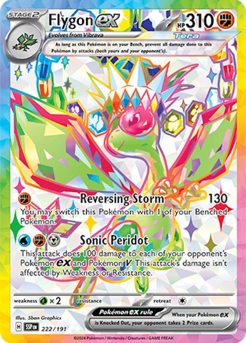 Flygon ex (222/191) [Scarlet & Violet: Surging Sparks] | Rock City Comics