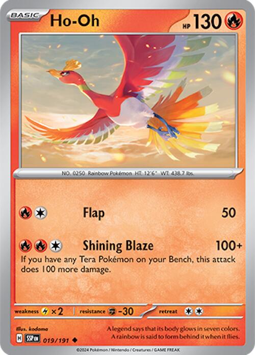 Ho-Oh (019/191) [Scarlet & Violet: Surging Sparks] | Rock City Comics