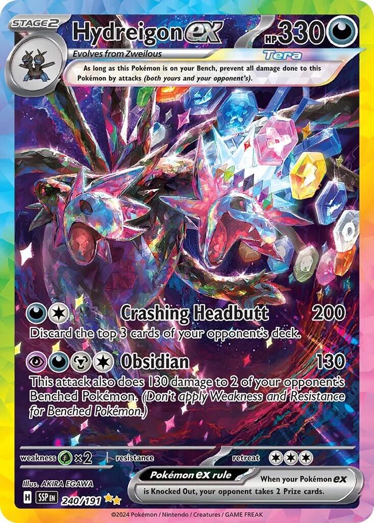 Hydreigon ex (240/191) [Scarlet & Violet: Surging Sparks] | Rock City Comics