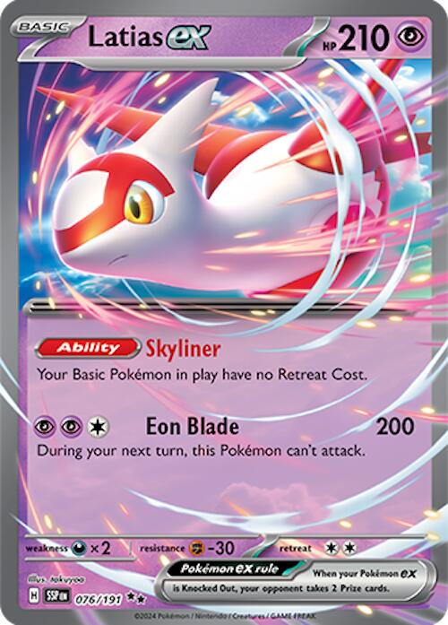 Latias ex (076/191) [Scarlet & Violet: Surging Sparks] | Rock City Comics