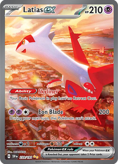 Latias ex (239/191) [Scarlet & Violet: Surging Sparks] | Rock City Comics