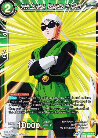 Great Saiyaman, Vanquisher of Villainy (BT11-065) [Vermilion Bloodline] | Rock City Comics